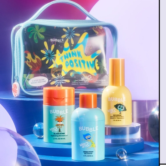 NWT- BUBBLE SKINCARE - Inside Out 2: Think Positive - 3-STEP GLOW BOOST ROUTINE - Picture 7 of 8